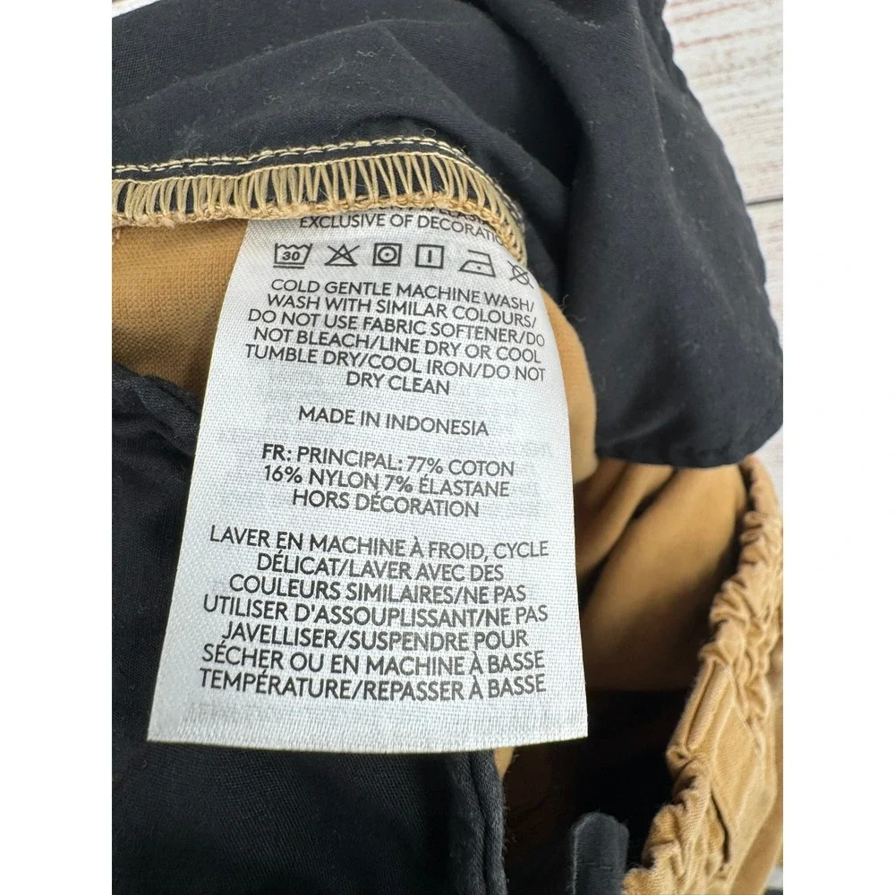 Kathmandu Hiking Adventure Pants Mens Large Brown Elastic Waist Stretch